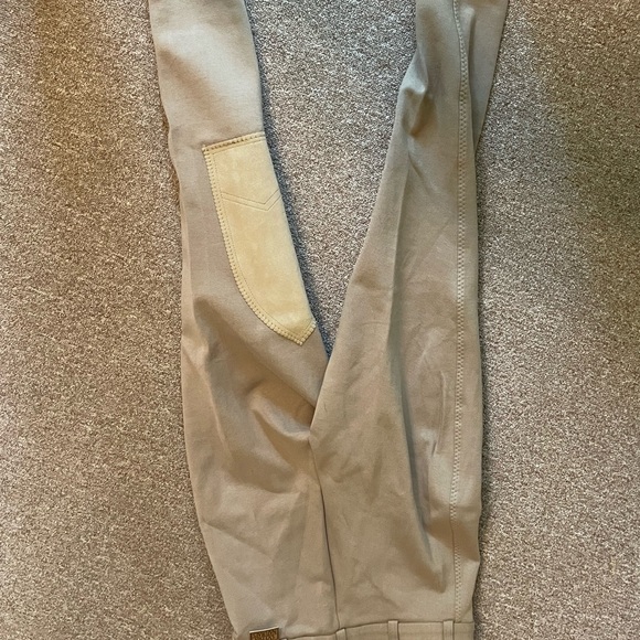 On Course Cotton Naturals Riding Pants 28 L - Picture 3 of 6